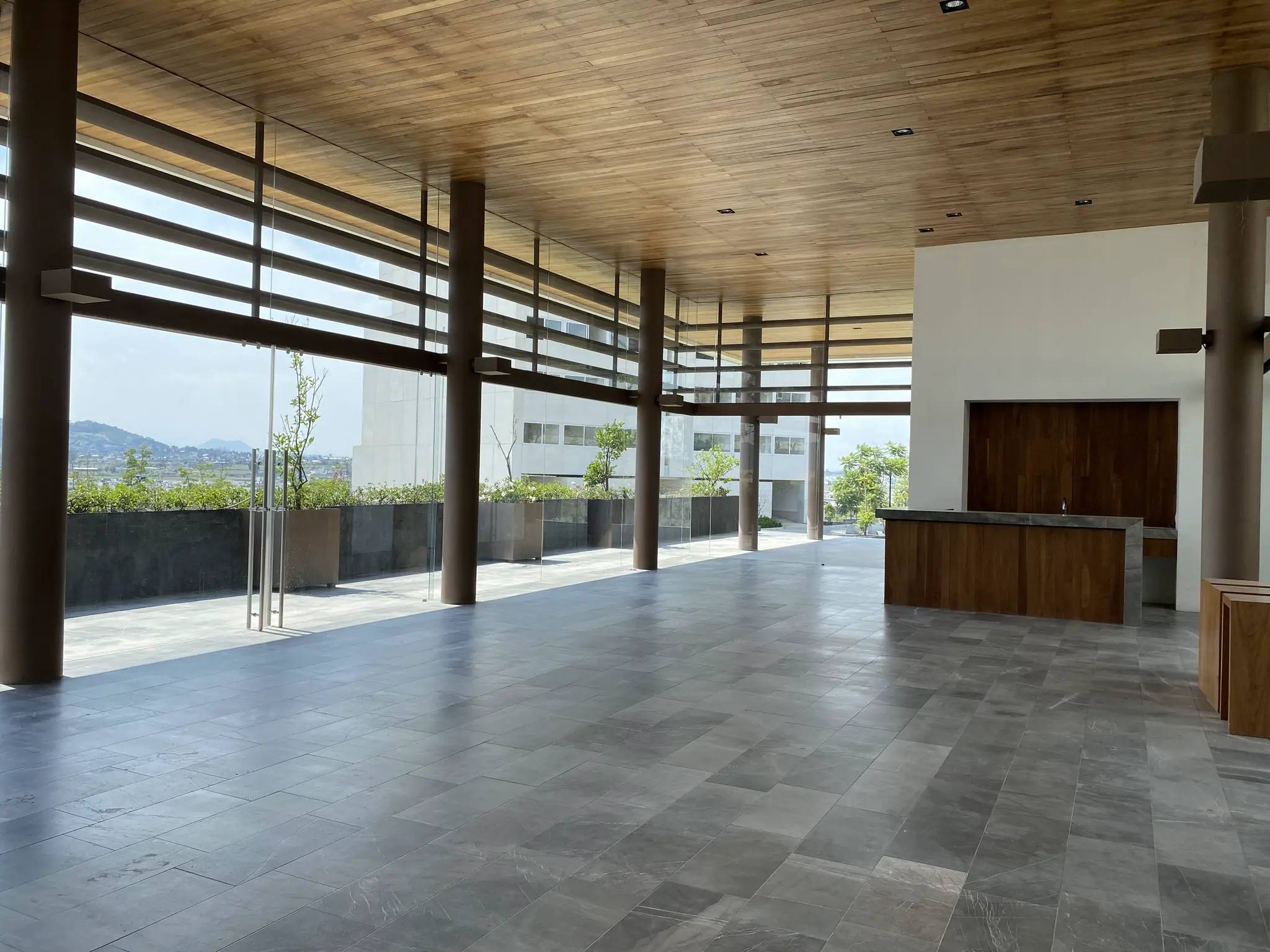 Salón de usos múltiples de la Casa Club de Vedana